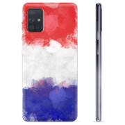 Funda TPU Samsung Galaxy A71 - Bandera de Francia