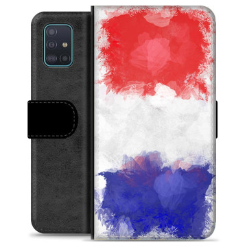 Funda Flip Premium Samsung Galaxy A51 - Bandera de Francia