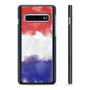 Funda protectora Samsung Galaxy S10+ - Bandera de Francia