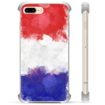 Funda híbrida iPhone 7 Plus / iPhone 8 Plus - Bandera de Francia