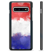 Funda protectora Samsung Galaxy S10 - Bandera de Francia