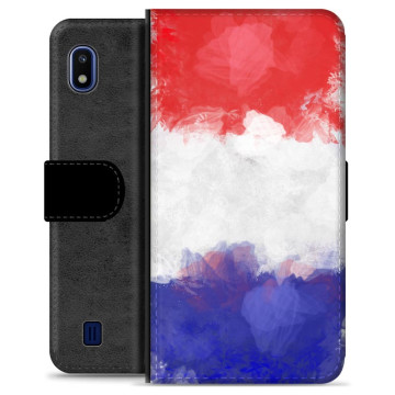 Funda abatible premium Samsung Galaxy A10 - Bandera de Francia