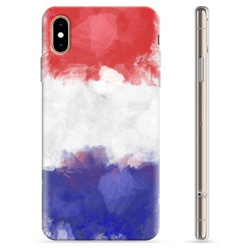 Funda TPU iPhone XS Max - Bandera de Francia