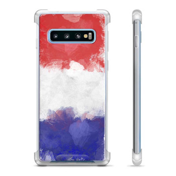 Funda híbrida Samsung Galaxy S10+ - Bandera de Francia