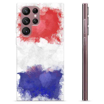 Funda TPU Samsung Galaxy S22 Ultra 5G - Bandera de Francia