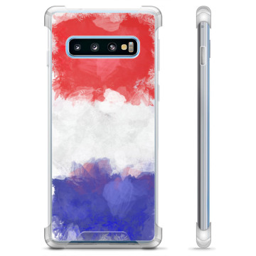 Funda híbrida Samsung Galaxy S10 - Bandera de Francia