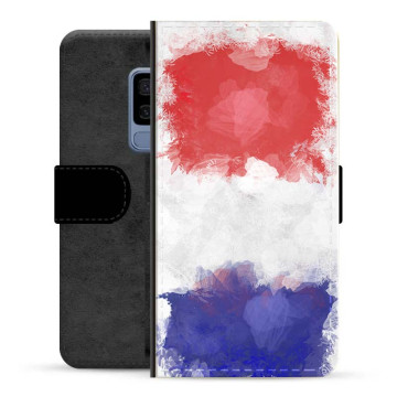 Samsung Galaxy S9 Premium Flip Case - Bandera de Francia