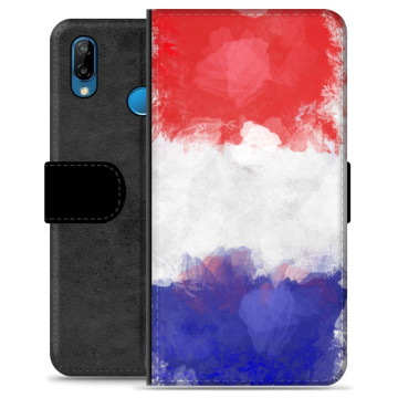 Funda Flip Premium Huawei P20 Lite - Bandera de Francia