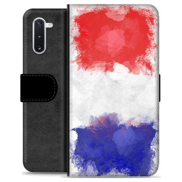 Funda abatible premium Samsung Galaxy Note10 - Bandera de Francia