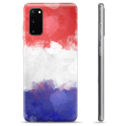 Funda TPU Samsung Galaxy S20 - Bandera de Francia