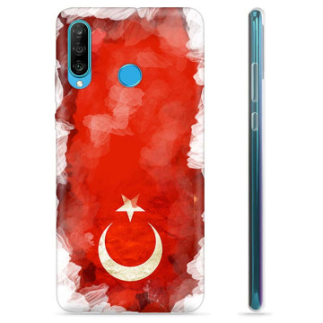 Funda TPU Huawei P30 Lite - Bandera de Turquía