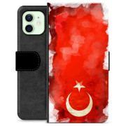 Funda Flip Premium iPhone 12 - Bandera de Turquía