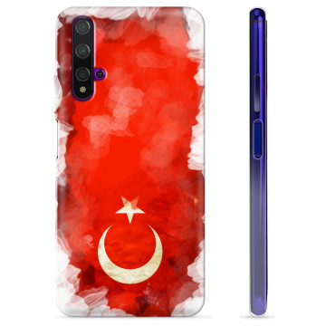 Funda TPU Huawei Nova 5T - Bandera de Turquía