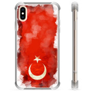 Funda híbrida iPhone X / iPhone XS - Bandera de Turquía