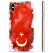 Funda TPU iPhone XS Max - Bandera de Turquía