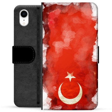 Funda Flip Premium iPhone XR - Bandera de Turquía