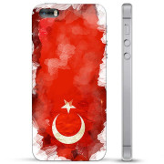 Funda híbrida iPhone 5/5S/SE - Bandera de Turquía