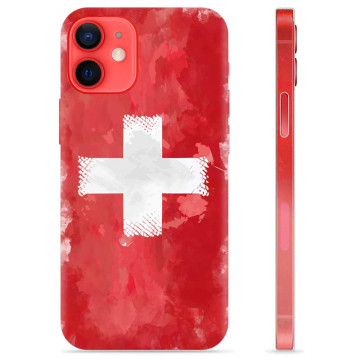 Funda TPU iPhone 12 mini - Bandera Suiza