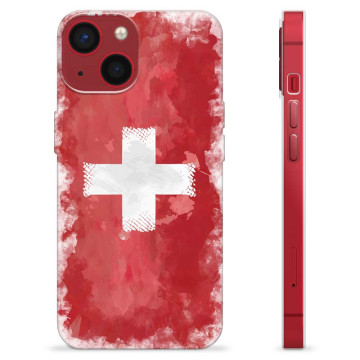 Funda TPU iPhone 13 Mini - Bandera de Suiza