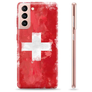 Funda TPU Samsung Galaxy S21 5G - Swiss Flag