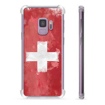 Funda híbrida Samsung Galaxy S9 - Bandera suiza