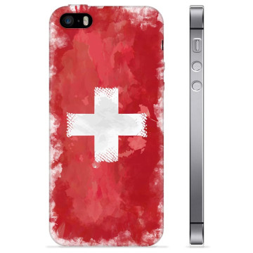 Funda TPU iPhone 5/5S/SE - Bandera de Suiza