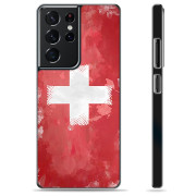 Funda protectora Samsung Galaxy S21 Ultra 5G - Swiss Flag