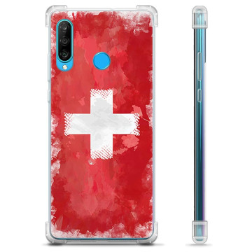 Funda híbrida Huawei P30 Lite - Swiss Flag