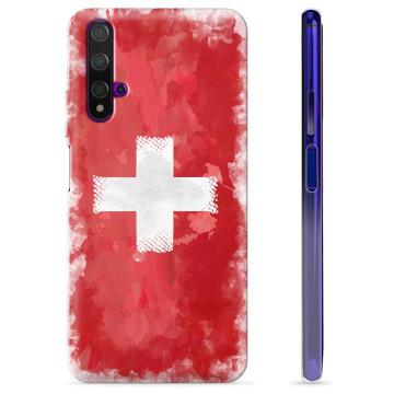 Funda TPU Huawei Nova 5T - Swiss Flag