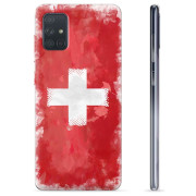 Funda TPU Samsung Galaxy A71 - Bandera de Suiza