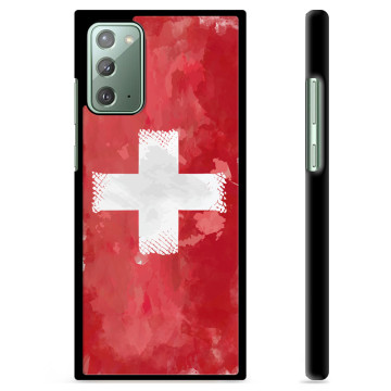 Funda protectora Samsung Galaxy Note20 - Bandera de Suiza