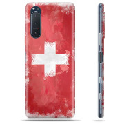 Funda TPU Sony Xperia 5 II - Swiss Flag