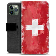 Funda iPhone 11 Pro Premium Flip Case - Swiss Flag