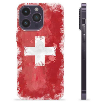 Funda TPU iPhone 14 Pro Max - Swiss Flag