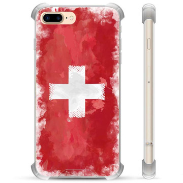 Funda híbrida iPhone 7 Plus / iPhone 8 Plus - Swiss Flag