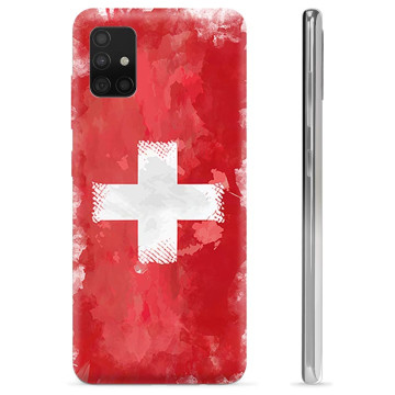 Funda TPU Samsung Galaxy A51 - Bandera de Suiza