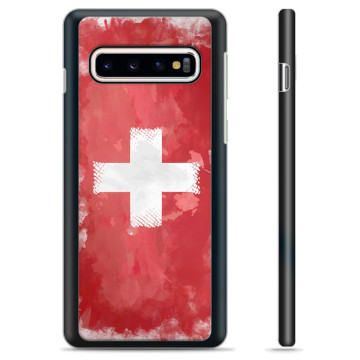 Funda protectora Samsung Galaxy S10 - Bandera de Suiza