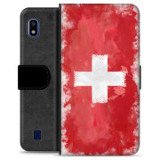 Funda abatible premium Samsung Galaxy A10 - Bandera suiza