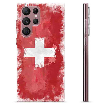 Funda TPU Samsung Galaxy S22 Ultra 5G - Swiss Flag