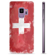 Funda TPU Samsung Galaxy S9 - Bandera de Suiza