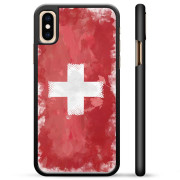 Funda protectora iPhone X / iPhone XS - Bandera suiza