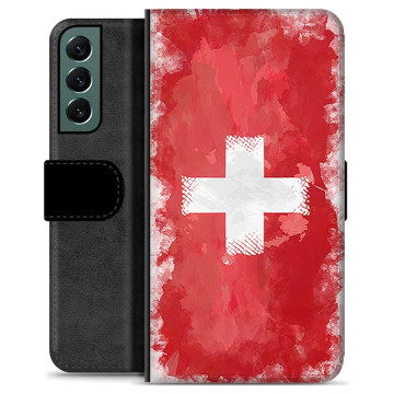 Funda abatible Samsung Galaxy S22+ 5G Premium - Swiss Flag