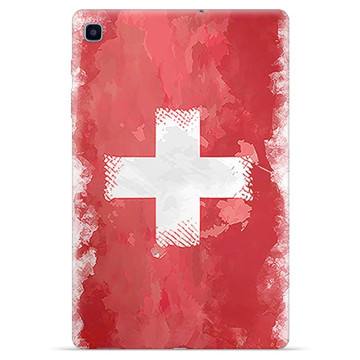 Funda TPU Samsung Galaxy Tab S6 Lite - Bandera de Suiza