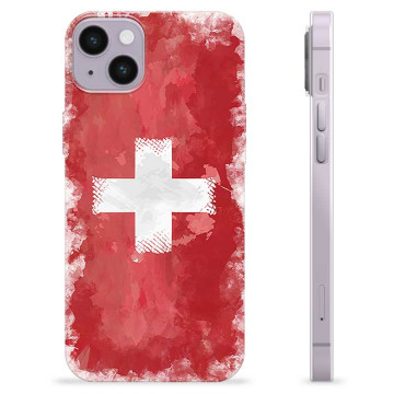 Funda TPU iPhone 14 Plus - Bandera de Suiza