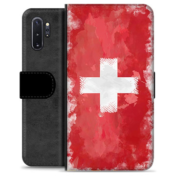 Funda abatible premium Samsung Galaxy Note10+ - Bandera suiza