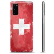 Funda TPU Samsung Galaxy S20 - Bandera de Suiza