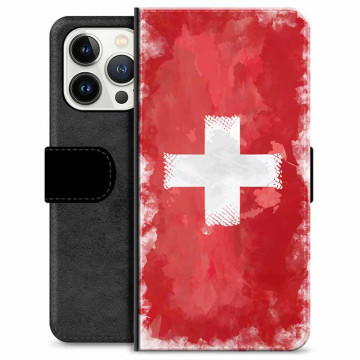 Funda iPhone 13 Pro Premium Flip Case - Swiss Flag