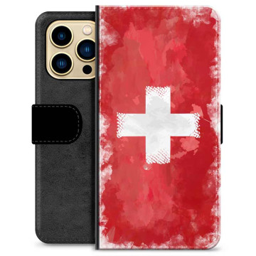 Funda Flip Premium iPhone 13 Pro Max - Bandera Suiza