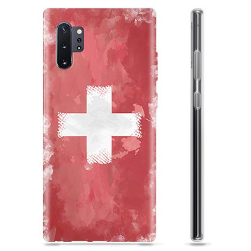 Funda TPU Samsung Galaxy Note10+ - Bandera de Suiza