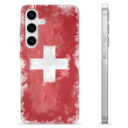 Funda TPU Samsung Galaxy S24 - Bandera de Suiza